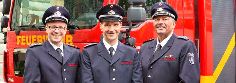 Die Wehrleitung der Freiwilligen Feuerwehr der Stadt Sankt Augustin